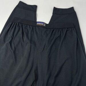Vintage Patagonia Capilene Midweight Baselayer Bottoms Black 44292 Mens Size 2XL